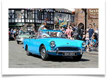 june bannister lymm 2018 may queen in bluebird (2) - June Bannister